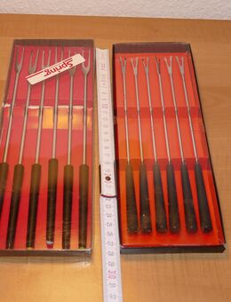 6x FONDUEGABELN 28 cm 9037 Edelstahl ### NEU ### OVP ### - Sankt Augustin