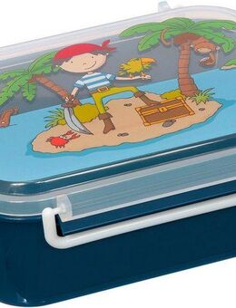 Sigikid Lunchbox Sammy Samoa blau, Polyprophylen (PP), (2-tlg)