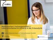 Medizinische/r Fachangestellte/r / Labormitarbeiter/in (m/w/d) in der Präanalytik - Gießen