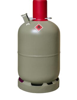 Gasflasche 5Kg grau, Eigentum/Tauschflasche leer (Foto: Symbolbild) - Hamburg
