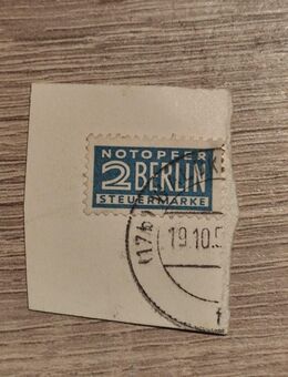 Briefmarke notopfer Berlin - Versmold