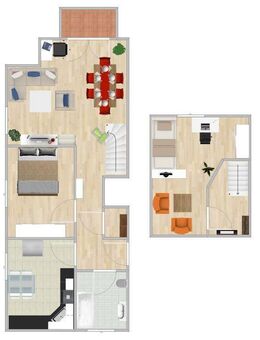 Top 3 Raum Maisonett Wohnung Meißen Randlage - Meißen