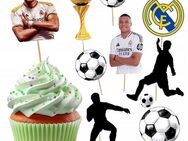 PartyPal, Topper TOPPER FÜR TORTEN FUSSBALL MBAPPE REAL MADRID SET