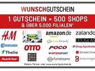 Verkaufe Wunschgutschein Code im Wert von 100€ - Fulda