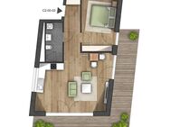 Exklusive und Moderne 2-Zimmer-Neubauwohnung mit Terrasse - Miete ab dem 2. Monat - Bamberg