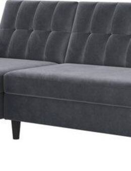 Dorel Home Ecksofa Hartford II, mit Bettfunktion und Stauraum, Recamiere beidseitig montierbar