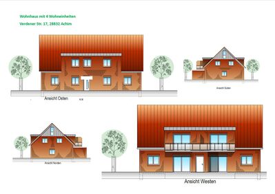ERSTBEZUG! Moderne DG 2,5-Zimmer-Wohnung in Achim, mit ausgebautem Spitzboden