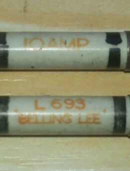 Sicherungen Feinsicherungen Keramik BELLING-LEE 2A-7A-10A 440 V - Hamburg Wandsbek