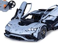 Jamara RC-Auto CaDA, Mercedes-AMG ONE 1:8 grau 2,4GHz Bricks (3295-tlg), mit LED Licht