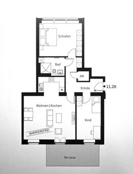 Charmante 3-Zimmer-Terrassenwohnung in Berlin - Berlin