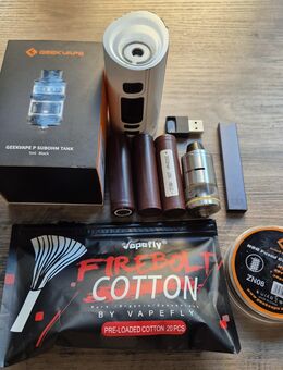 🔥 Komplettes Vape-Set für Bastler & DIY – GeekVape, JUUL, Akkus, Zubehör 🔥 - Braunschweig