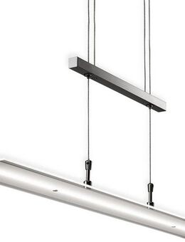B.K.Licht LED Pendelleuchte, LED fest integriert, Warmweiß, Hängeleuchte, LED, dimmbar, inkl. 20W 1600lm 3000K, höhenverstellbar