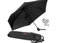 EuroSCHIRM® Taschenregenschirm light trek® ultra, schwarz, besonders leicht, kompakte Größe