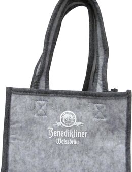 Benediktiner Weissbräu - Tragetasche - Tasche für 6 Bierflaschen - 21 x 14 x 15 cm - Doberschütz