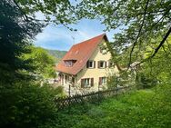 Burgblick - castle view - großzügiges Schwarzwaldhaus in Bad Liebenzell - Bad Liebenzell