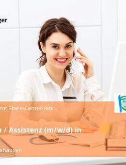 Sekretärin / Assistenz (m/w/d) in Teilzeit - Sankt Goarshausen