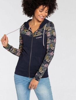KangaROOS Kapuzensweatjacke mit Blumenprint