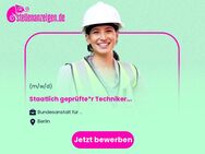 Staatlich geprüfte*r Techniker*in (m/w/d) der Fachrichtung Werkstofftechnik, physikalische Technik, chemische Technik oder vergleichbar - Berlin