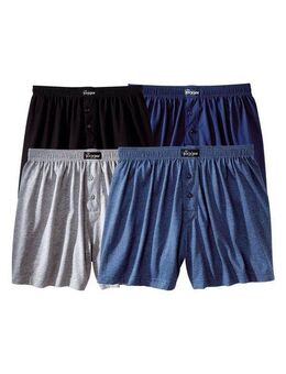 le jogger® Weiter Boxer (Packung, 4-St) aus angenehm weicher Baumwoll-Qualität