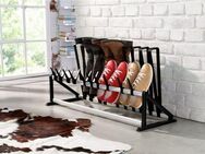 Ruco Schuhregal, Aluminium/Kunststoff, ausziehbar von 60-105 cm