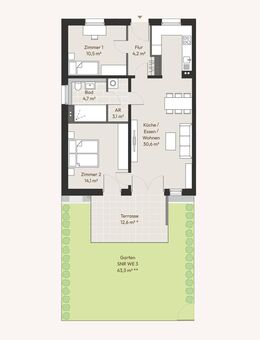 SCHWALBENNEST in Wachendorf, Garten-Wohnung Nr. 3 - Cadolzburg