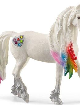 Schleich® Spielfigur BAYALA®, Regenbogeneinhorn Hengst (70725)