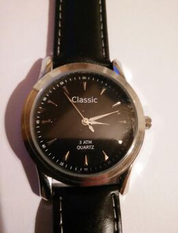Herren-Armbanduhr in Schwarz "Classic" - Rees
