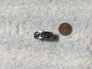 Edelstahl Schmuck Herren Ring mit Kette außen laufend 1,9cm Innendurchmesser - Fulda