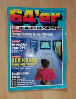 64´er Computer-Magazin für C64 9/89 September 1989 - Hamburg Wandsbek