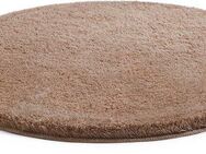 my home Badematte Merida, Badvorleger, Badezimmer Teppich, Höhe 32 mm, rutschhemmend beschichtet, fußbodenheizungsgeeignet, schnell trocknend, strapazierfähig, Kunstfaser, rund, Badteppich, Uni Farben, rechteckig, rund & als 2-tlg. Set erhältlich