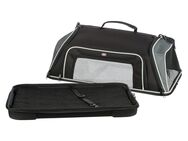 Trixie Airline Tragetasche Boarding - schwarz/grau, L 55 x B 23 x H 40 cm
