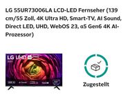 Fernseher LG Smart TV 55 Zoll - Korbach (Hansestadt)