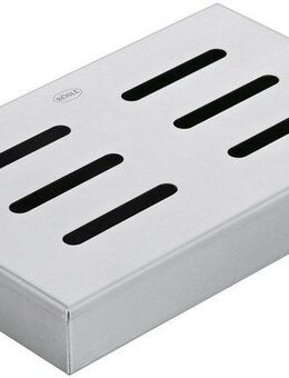 RÖSLE Räucherbox 25076 Smokerbox für aromatischen Rauchgeschmack im Fleisch, Edelstahl 18/10