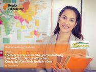 Stellvertretende Kindergartenleitung (m/w/d) für den städtischen Kindergarten Südstadtpiraten - Sinsheim