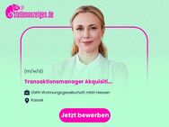 Transaktionsmanager (m/w/d) Akquisition & Vertrieb - Kassel
