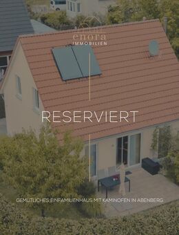 RESERVIERT - Gemütliches Einfamilienhaus mit Kaminofen und gepflegtem Garten in Abenberg - Abenberg