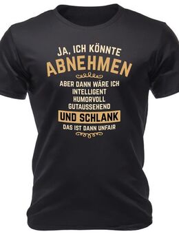 Lustiges T-Shirt Ja, ich könnte abnehmen - Hamburg