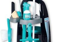 Smoby Kinder-Putzwagen Rowenta Reinigungstrolley, Staubsauger mit Sound, Made in Europe