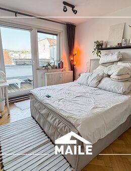 Schöne helle 4-Zimmer-Wohnung mit großer Terrasse im Zentrum, WG-geeignet, ab sofort - Stuttgart