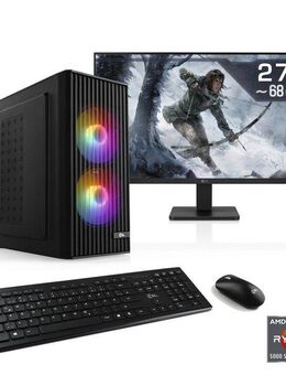 CSL Spectrum V25227 PC-Komplettsystem (27", AMD Ryzen 7 5700X, GeForce RTX 4060, 32 GB RAM, 1000 GB SSD)