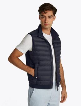 Tommy Hilfiger Steppweste MIX MEDIA VEST Rückenteil ungesteppt