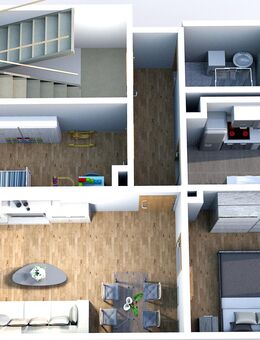 gut geschnittene, helle 3-Raum-Wohnung mit Balkon - Leisnig