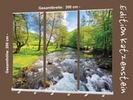 Bestatterbedarf: Roll-Up Display 3er-Set "Flussaue im Frühling" zur Dekoration von Trauerfeiern, Trauerhallen - Wilhelmshaven Zentrum