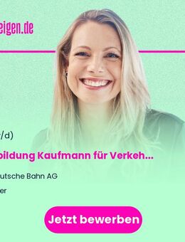 Ausbildung Kaufmann für Verkehrsservice im Bahnhof 2026 (w/m/d) - Trier