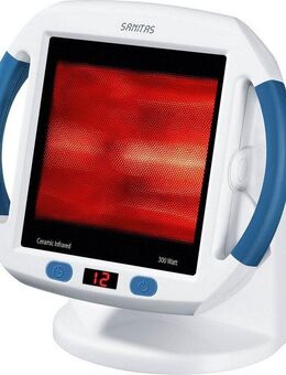 Sanitas Infrarotlampe SIL 45 Wärmestrahler bei Erkältungen, Verspannungen und Muskelkater, Mit 15 min. Timer und Abschaltautomatik, Medizinprodukt