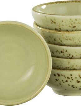 CreaTable Müslischale NATURE COLLECTION, Steinzeug, (Set, 6-tlg), Salatschale, Snackschale, Ø 16,5 cm