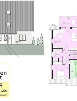 Neubau attraktiver Eigentumswohnungen in einem Doppelhaus in Gescher! - Gescher (Glockenstadt)