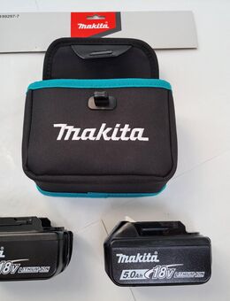 Makita Akkus Original 2 Stück x 1850B mit LED + Akkutasche Doppel-Batterie-Tasche für 2 Akkus 18V - neu unbenutzt - - Erfurt