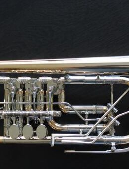 Meister J. Scherzer Profiklasse Konzert - Trompete 8218W-L mit 2 Überblasklappen + Doppeltrigger Neu - Hagenburg