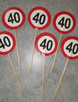 "40" Stecker zur Dekoration - Walsrode